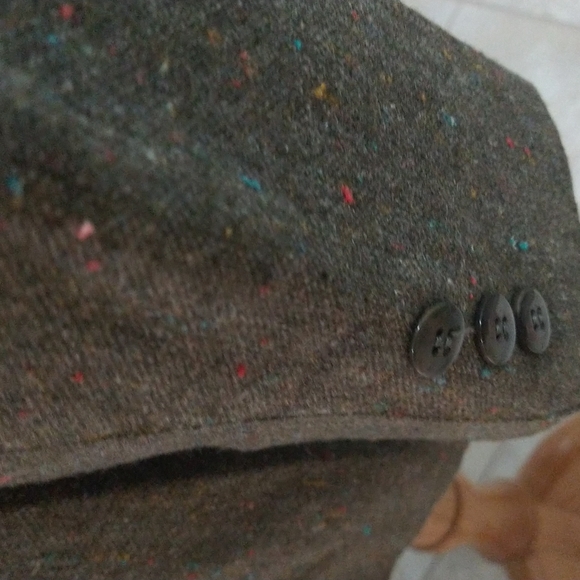 Vintage 90's Double Breasted Blazer Wool Blend Jacket - Picture 7 of 12